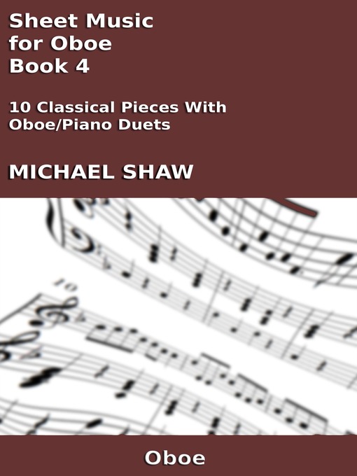 Title details for Sheet Music for Oboe by Michael Shaw - Available